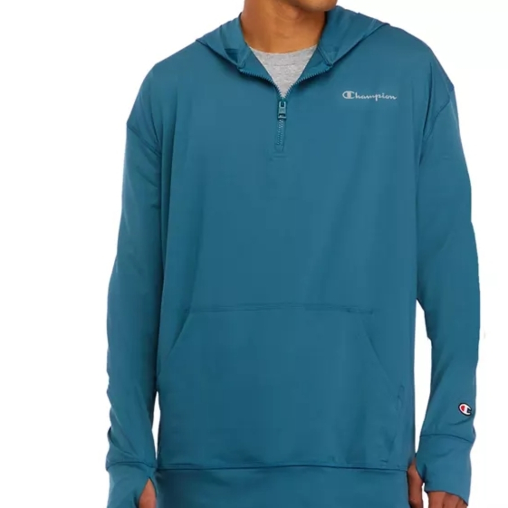 Champion Men's Blue Hoodie